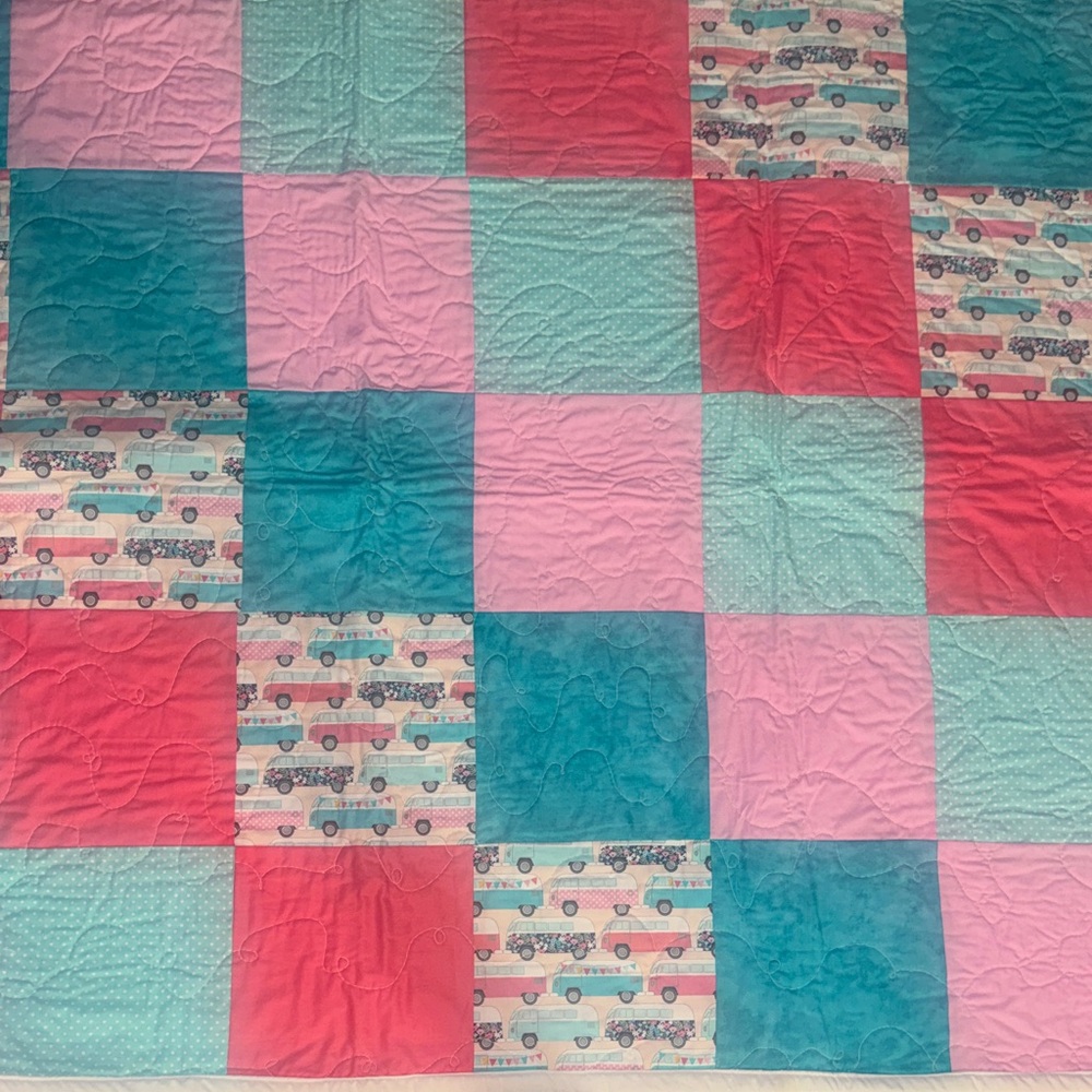 Colorful Patchwork Quilt - Picture 2 of 5